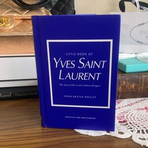 Yves Saint Laurent Small Coffee Table Book in Royal Blue 37
